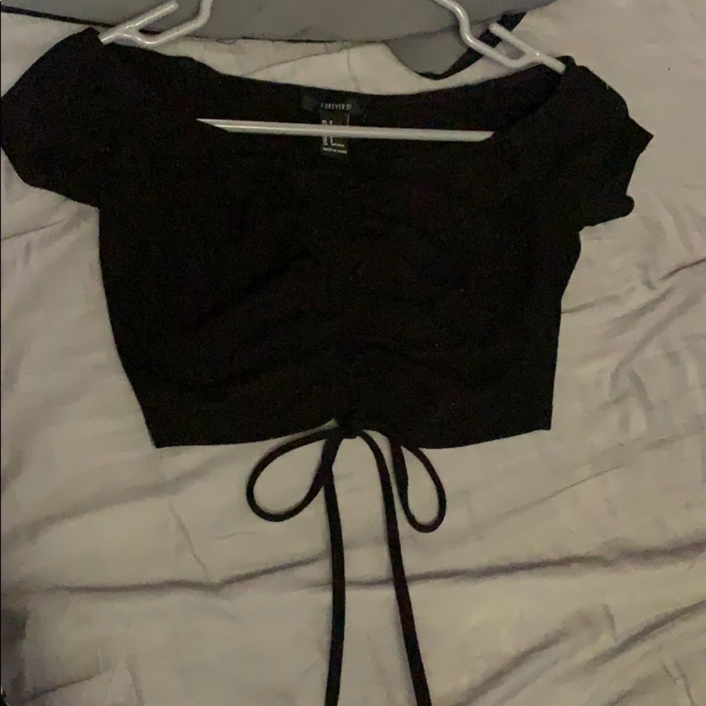 off shoulder crop top